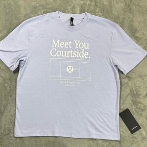 NWT Men’s Lululemon Heavyweight Cotton T-Shirt, size Large, Serene Blue